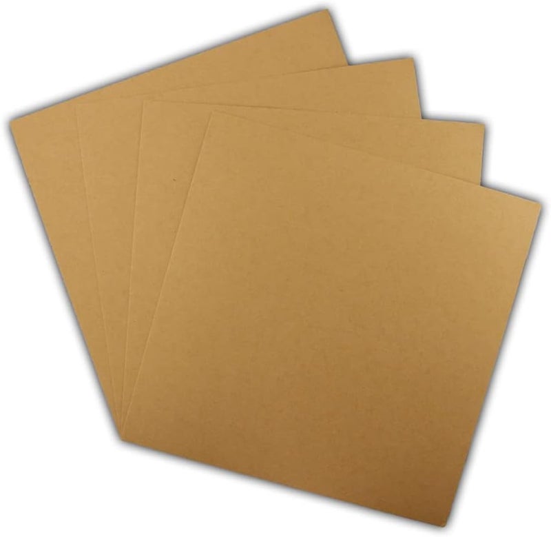 EcoSwift 10 12x12 Chipboard Cardboard Craft Scrapbook Material Scrapbooking Packaging Sheets Shipping Pads Inserts 12 inch x 12 inch Chip Board 12x12 - Image 3